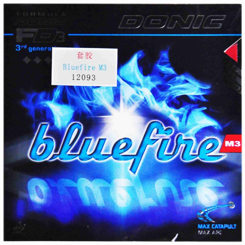 Donic-gomas para tenis de mesa, 100% originales, Donic Bluefire M1 M2 M3, espinillas en esponja azul, máximo