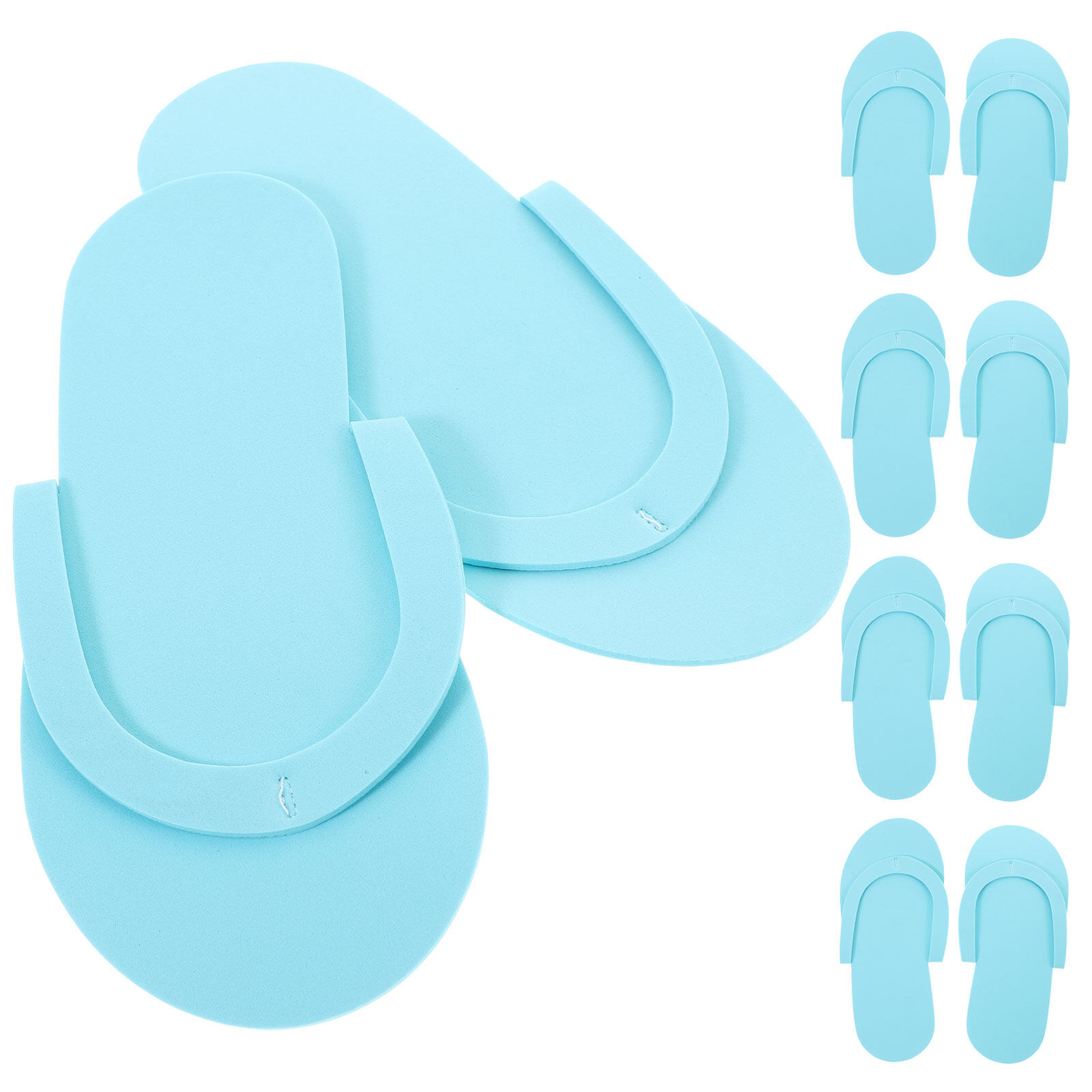 Zapatillas desechables de espuma EVA para pedicura, chanclas de salón, Spa, sandalias de pedicura, herramienta de masaje de belleza, 36 pares