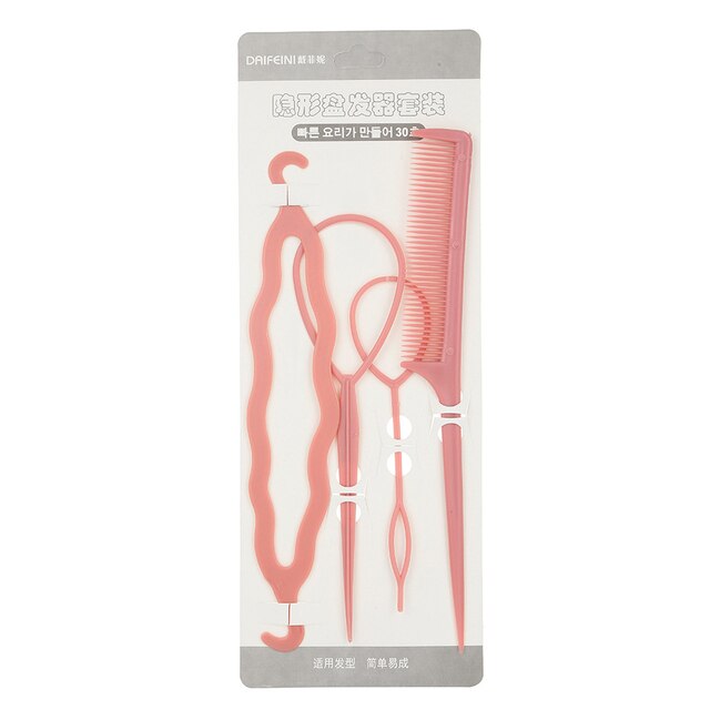 Diadema de espuma mágica para hacer moños, accesorio para el cabello, herramienta para el cabello, 1 unidad