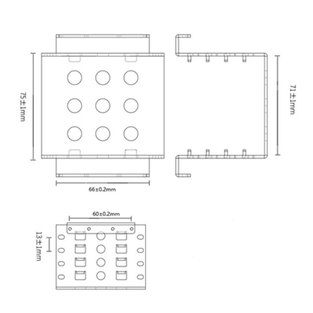 4 Bay 2.5 Inch Tot 3.5 Inch Ssd Harde Schijf Behuizing Caddy Chassis Interne Montage Adapter Bracket Legering Computer Lade houder: Default Title