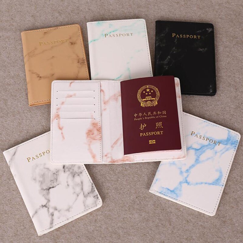 Mode Reizen Vintage Zaken Passport Covers Holder Multi-Functie Id Bank Card Pu Leather Wallet Case Travel Accessoires
