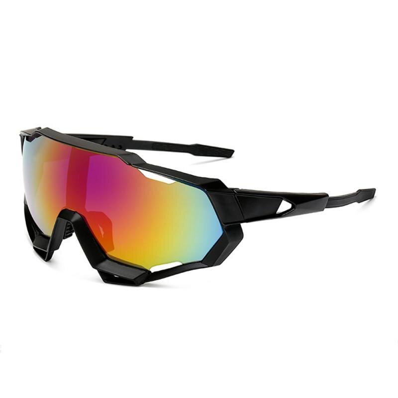 Men Women Cycling Glasses Mountain Bike Sunglasses UV400 Road Sport Bicycle glasses Riding Eyewear riding glasses protection: YELLOW