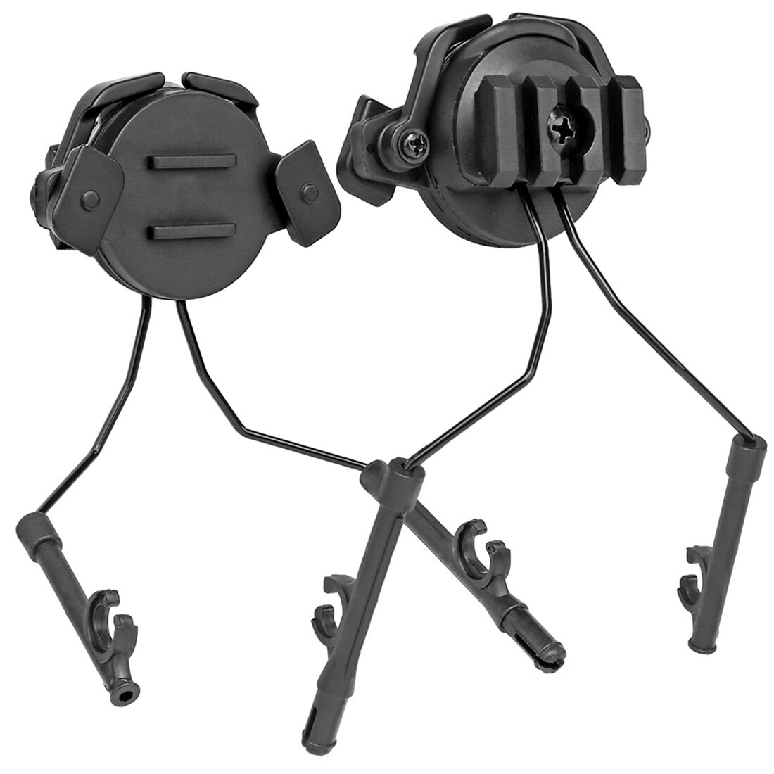Wosport Hoofdtelefoon Beugel Hoorn Oortelefoon Houder Voor 19-21Mm Helm Geleiderail-Zwart: Overigen