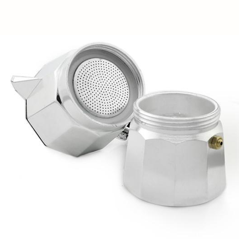 50/100/150/300/450/600ML Huishoudelijke Aluminium Latte Mokka Koffie Pot Kachel Espresso maker Tool Schoon voor Home Office Koffie
