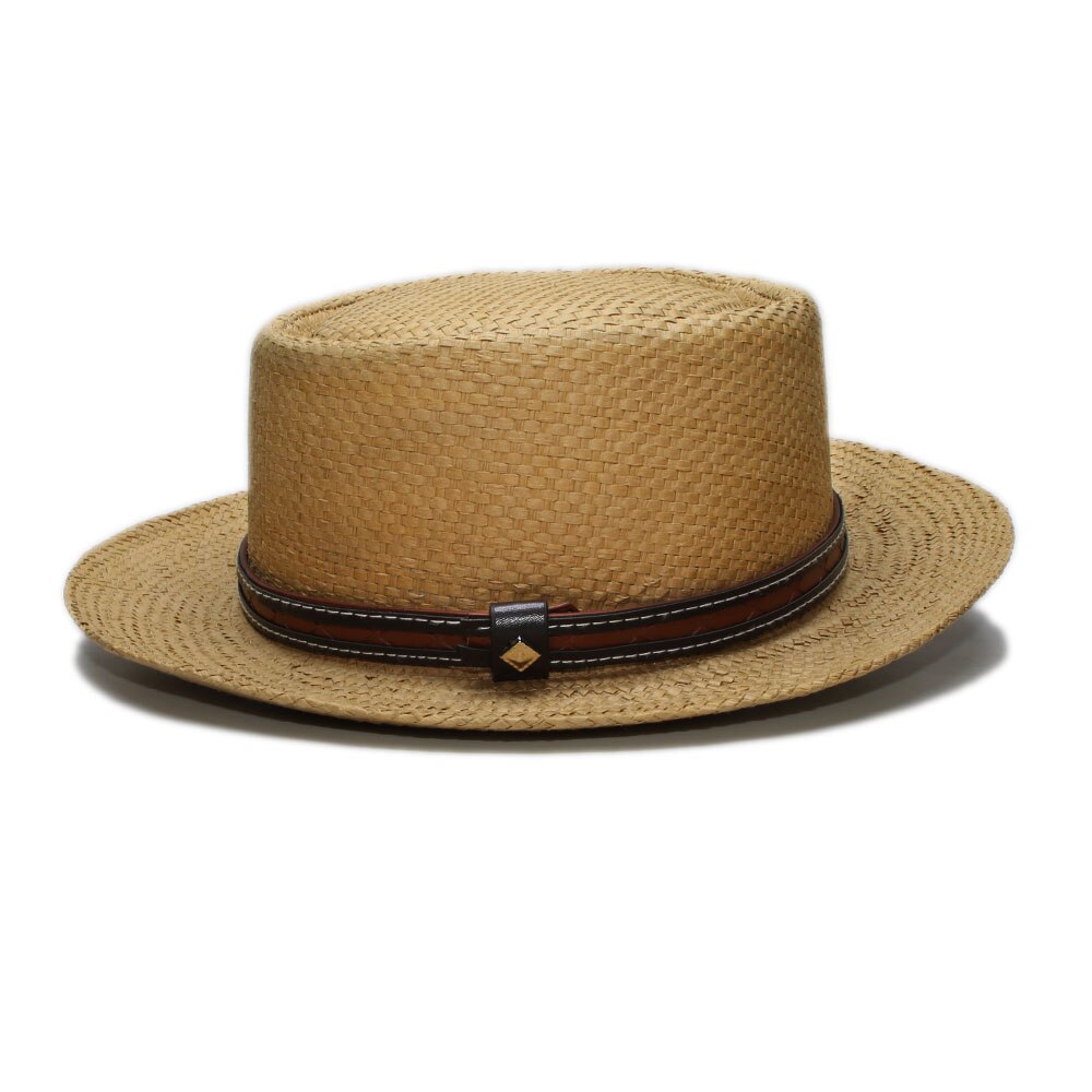 Big Size Women Men Summer Wide Raffia Straw Pork P... – Grandado