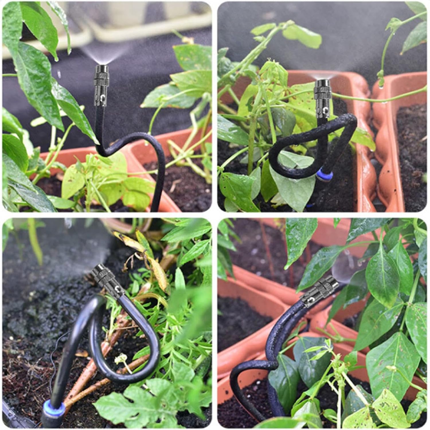 20M-5M DIY Universal Sprayer Kit 360° Curved Garden Automatic Irrigation System for Garden Plant Fogging Watering Irrigation