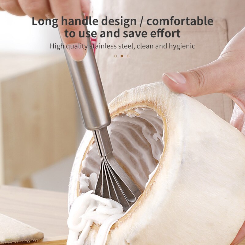 1pc Fruit Fish Skin Scale Peeler Coconut Shaver Coconut Planing Coconut Meat Planing Scraping Scales Kitchen Accessories Tools