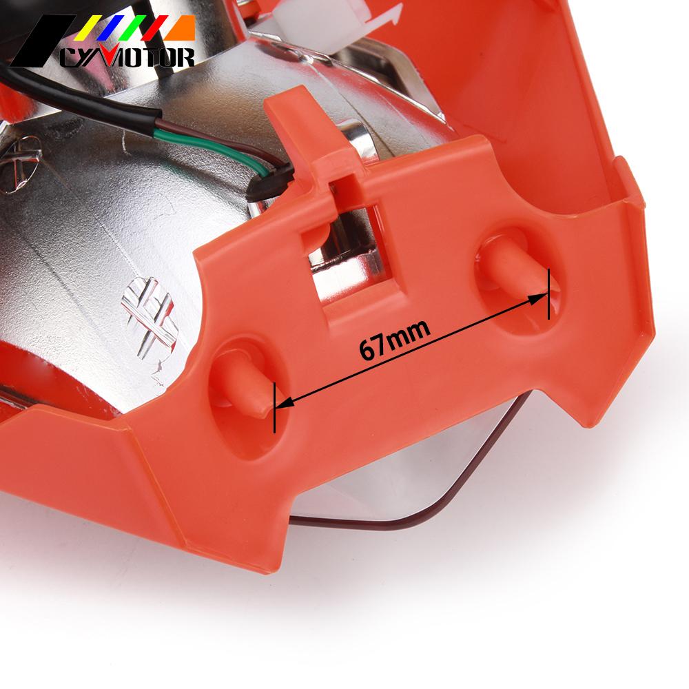 Faros delanteros para motocicleta, lámpara para KTM EXC SX SXS EXCF XCW 65 125 150 200 250 300 350 450 500 525