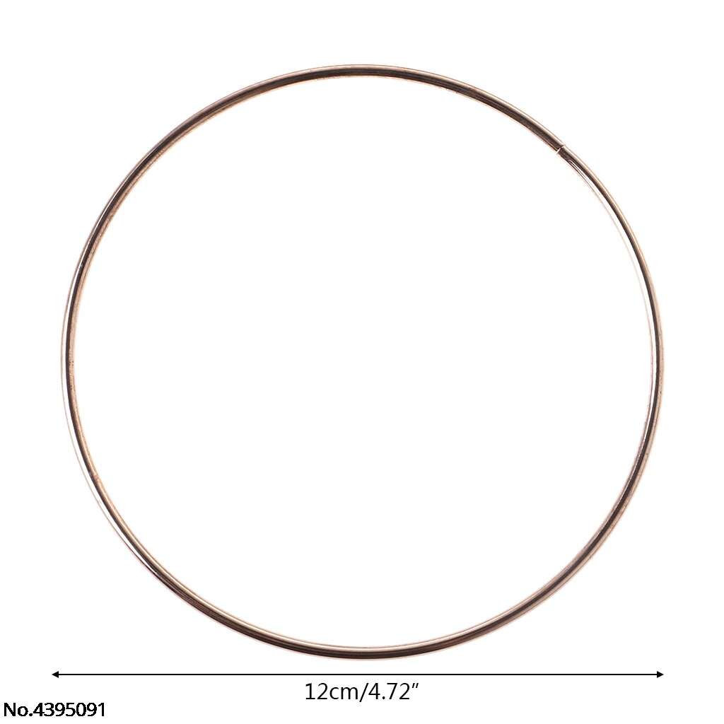 Metalli unelma sieppari unelma sieppari rengas macrame käsityö vanne diy lisävaruste 35-190mm xx9b: 07