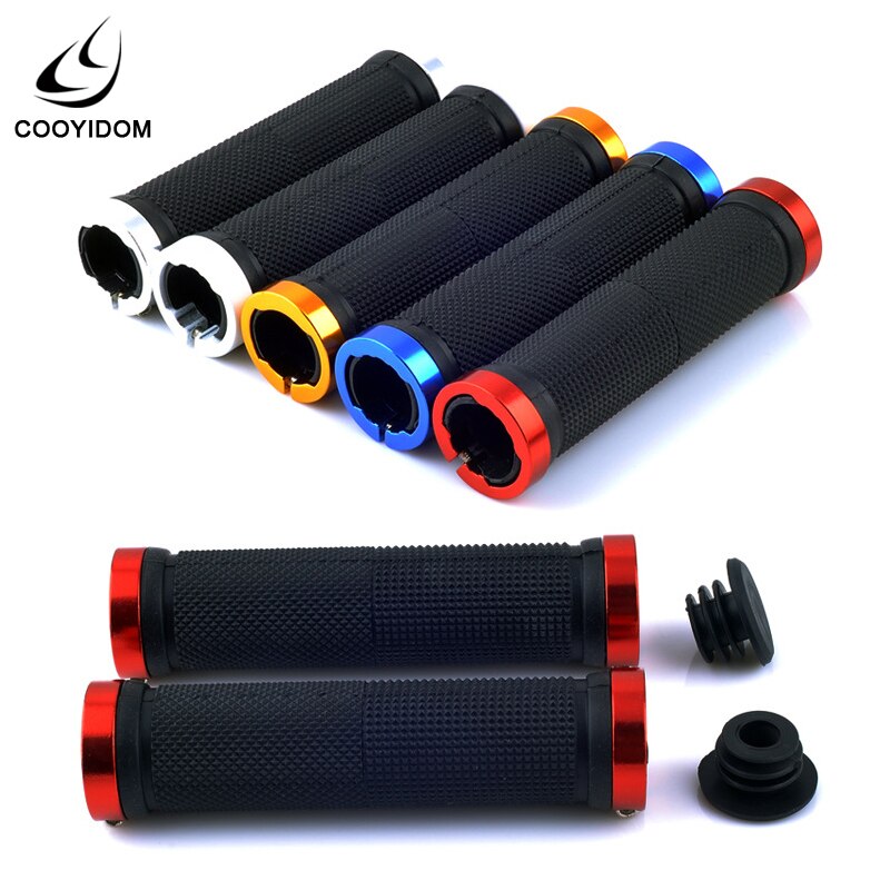 Elega Manopole Per Bici Lock-on In Gomma Morbida – Multicolore, 105g – Per MTB, XC, BMX - 4