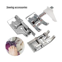 3 Pieces Adjustable Guide Sewing Machine Presser Foot 1/4 Inch Quilting Patchwork Foot and Stitch in Ditch Foot