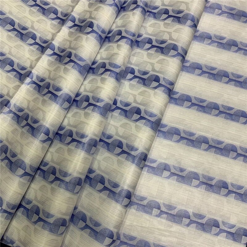 Double Color Bazin Jacquard Lace African Cotton Fabric Shadda Bazin Riche Getzner Guinea Brocade Designs For Nigerian Men Cloth