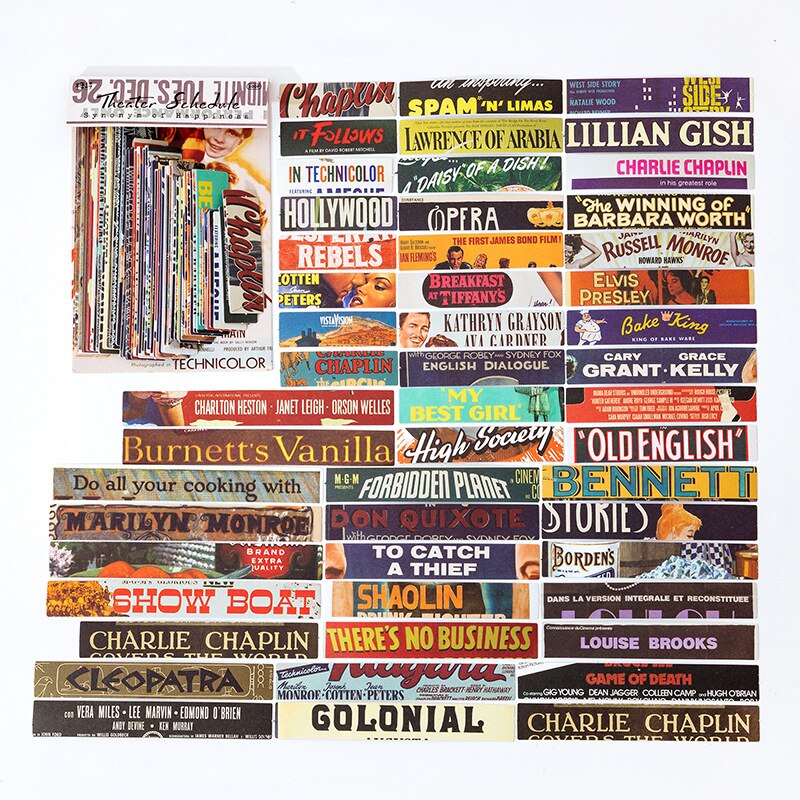 Jianwu 100 Pcs Vintage Journal Decoratie Lange Str... – Grandado