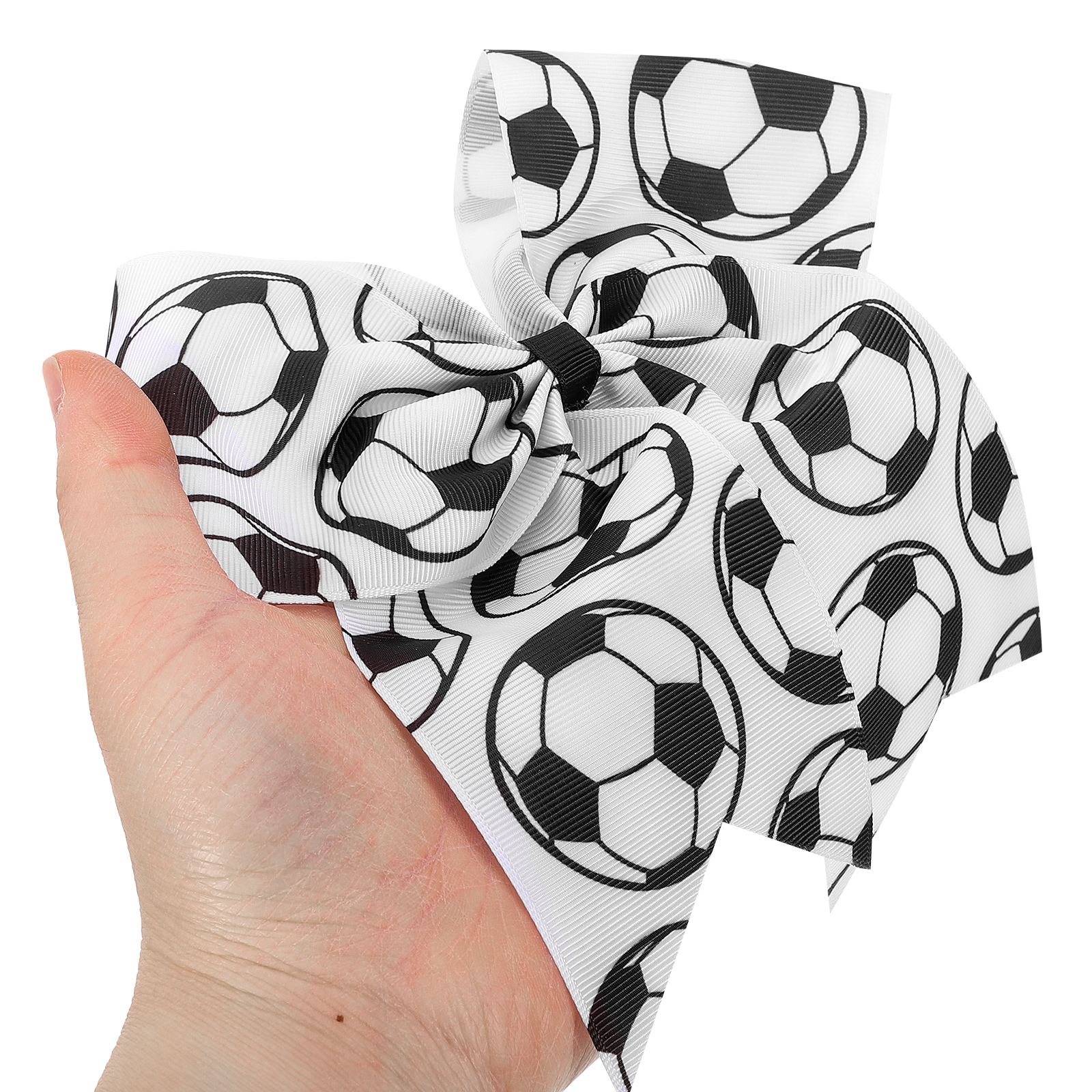 3-delige voetbal haarband voetbal strikken voor meisjes kinderen haarballen elastische haarbanden met strikken peuter haaraccessoires vlechters