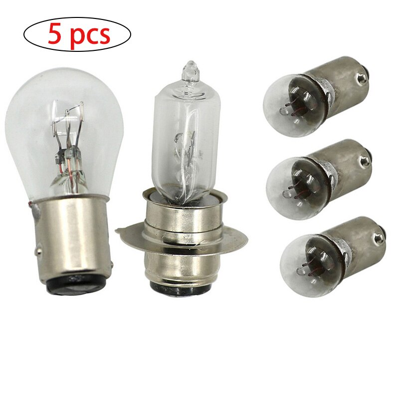 5 stk forlygte baglygte baglygte 6v 25w/25w til honda  c50 c65 c100 c102 c105 ca105t c110 c111 ca200 cl70 cl90 ct70 ct90 ct200