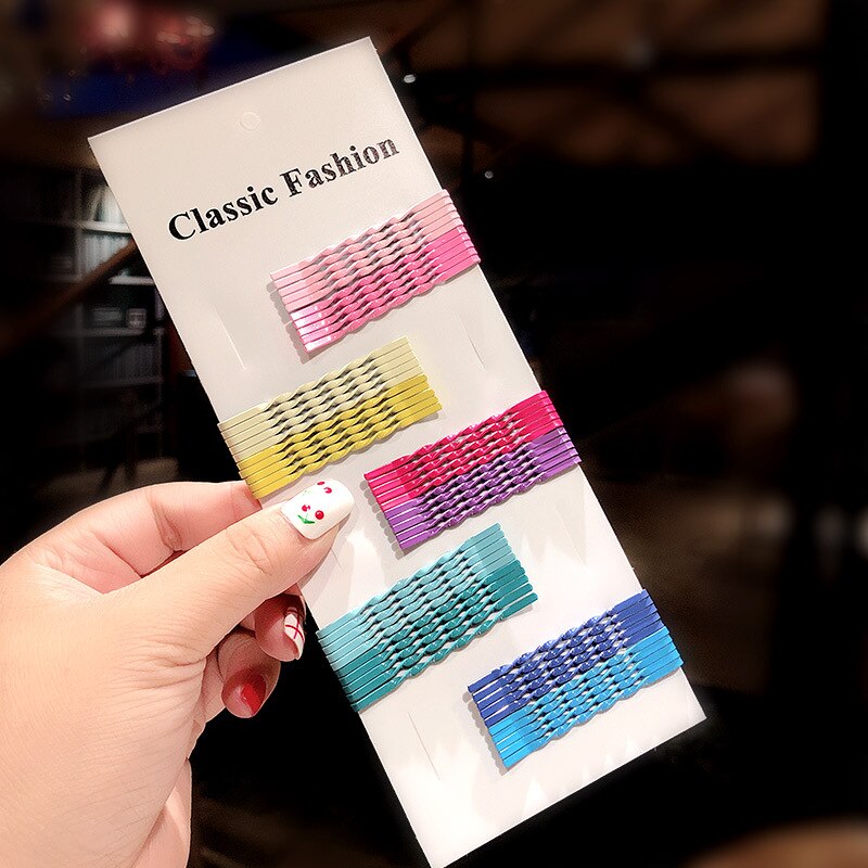 50pcs Headwear For Girls kinds Hairpin 8 Style colorful Children Kid Hair Accessories Hairgrip: 7