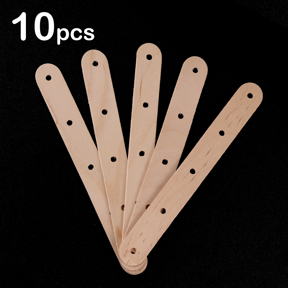 5/20/30 Stuks Met Gaten Houten Wax Core Houder Houten Stokken Lont Centreerapparaat Voor Diy Kaars levert Handwerk Craft Supplies: Chocolade