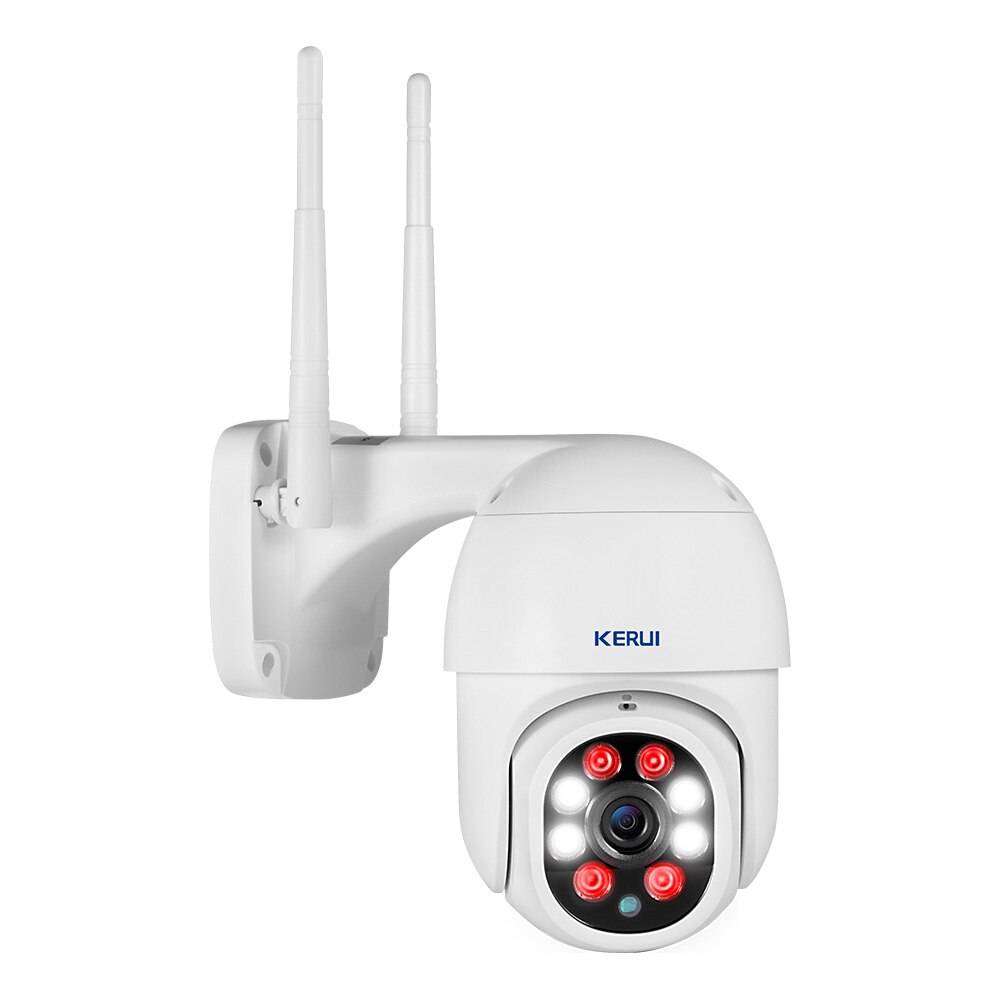 Kerui DIY Wireles Sicherheit Alarm System WIFI GSM Bewegung Sensor Heimat Einbrecher Sicherheit Alarm Bausatz 6 Sprachen Umschaltbar 120dB: draussen Kamera