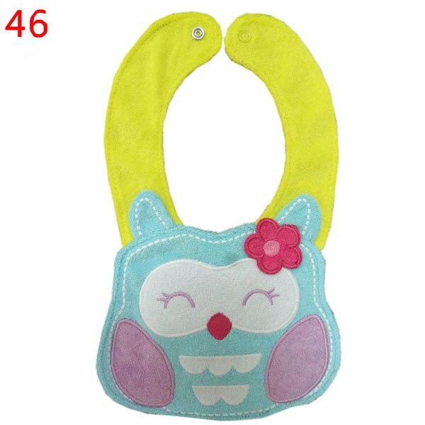 WEIXINBUY Neugeborenen Baby Spucktücher 60 Arten Bunte Tier Baumwolle Jungen Mädchen Baby Lätzchen Spucktücher Wasserdicht Bandana Lätzchen: 46
