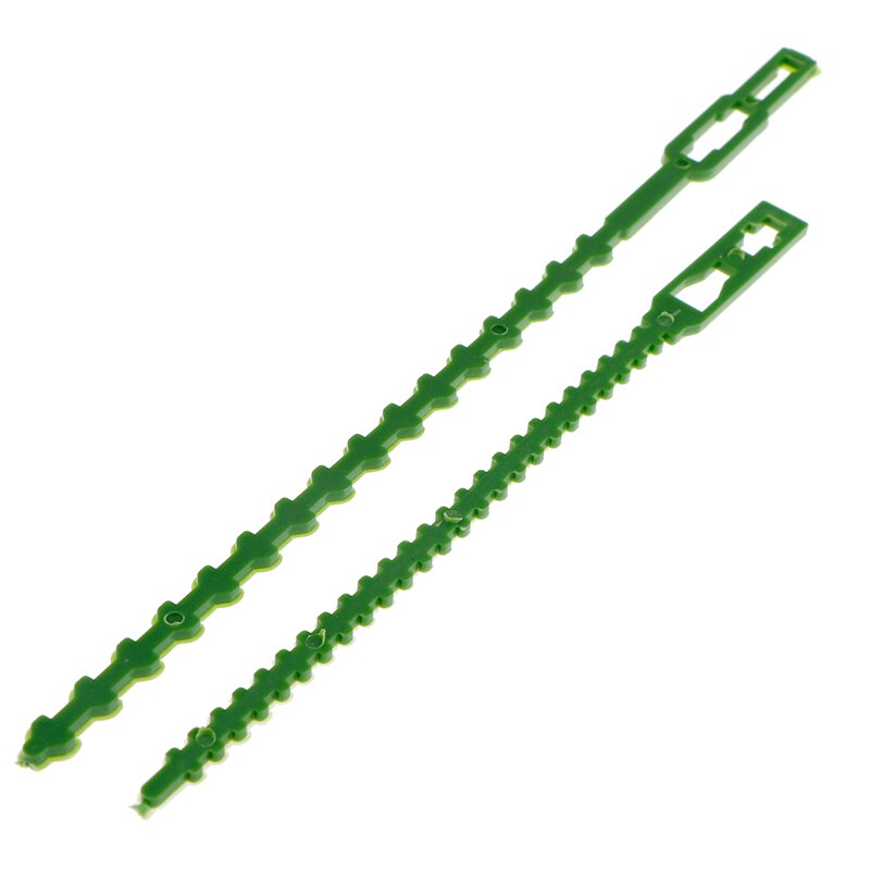 50/30 x Reusable Garden Plastic Plant Belt Ties Tie Garden Fishbone Band Tool