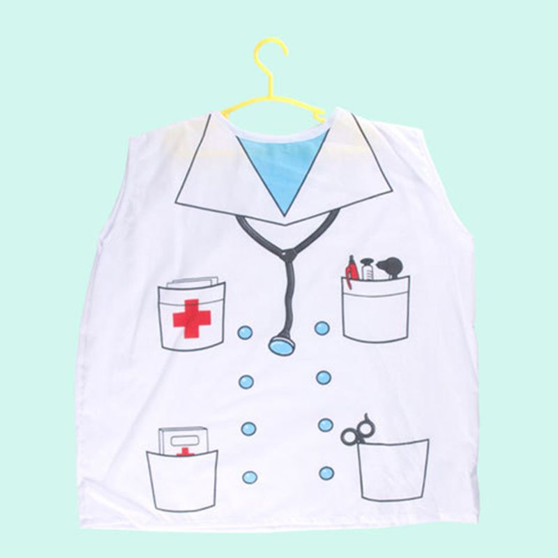 Enfants Cosplay carrière ensemble de costumes pompier policiers infirmière Chef semblant jouer tenue Halloween partie Roleplay vêtements Kit