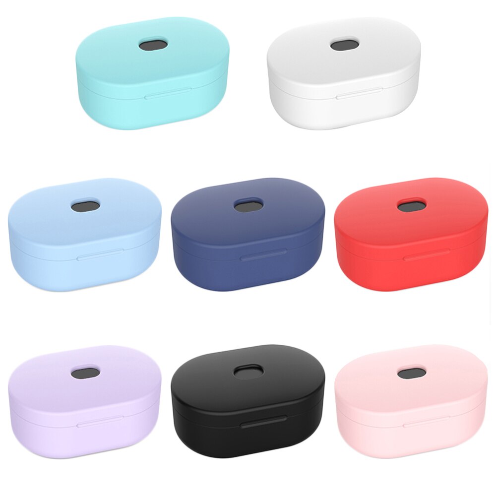 Funda de silicona para auriculares Xiaomi Redmi AirDots, carcasa para auriculares inalámbricos por Bluetooth, TWS, 1, 2 cajas