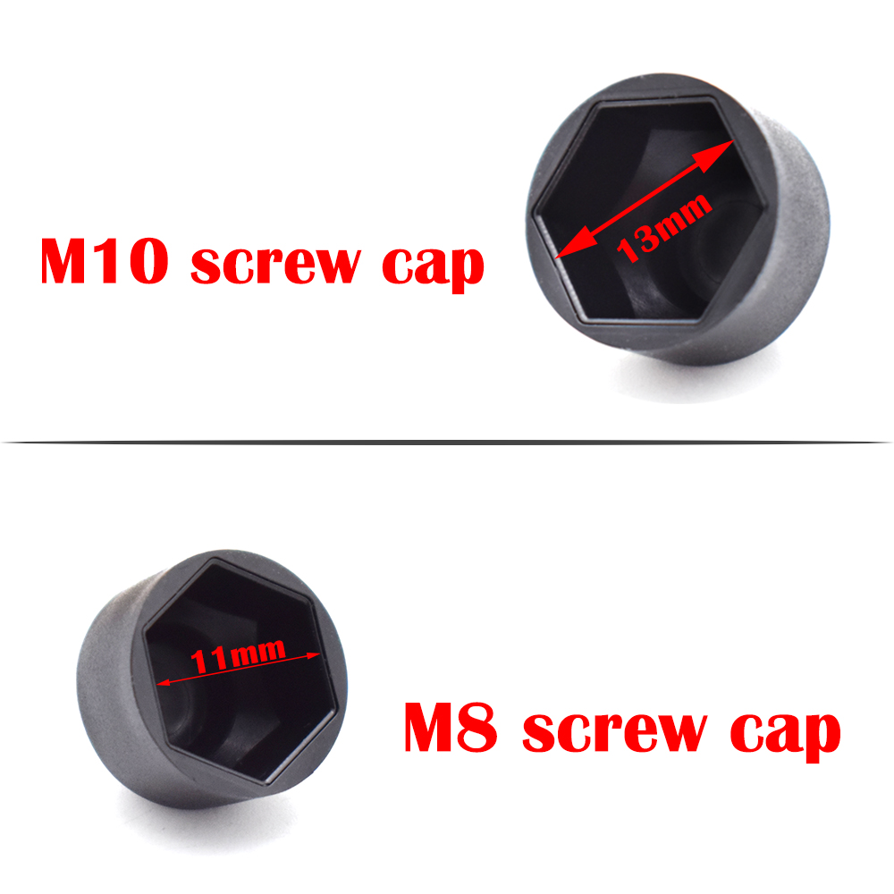 Universele Schroef Bescherming Cap Cover Bolt Noten M8 M10 Autodeur Schroefdop Noten Cap Bescherming Deurslot Scharnier Haak Deurslot