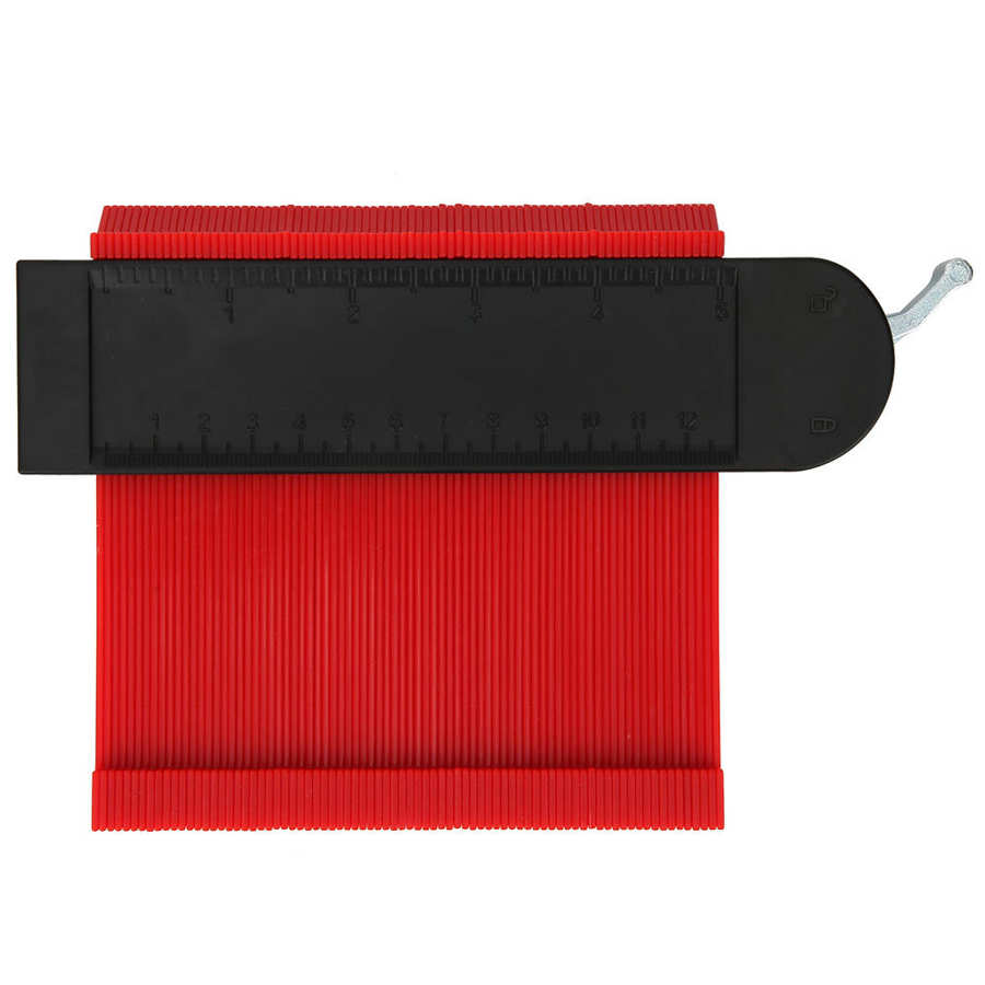 Measuring Tools 5in Contour Gauge Irregular Shape Gauge Edge Shaping Tool for Measuring Work Calibro: Red