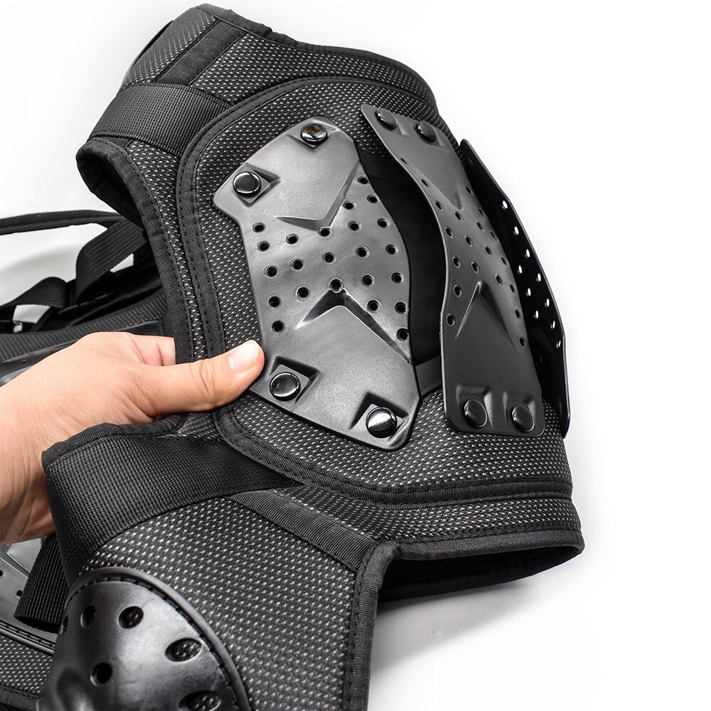 WOSAWE Motorcycle High Visibility Reflective Vest Chest Protector Moto Motocross Riding Off-RoadSnowboarding Safety Body Armor