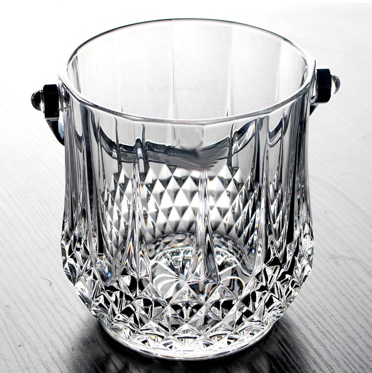 Acrylic ice bucket transparent plastic ice bucket champagne bucket PMMA ice cooler