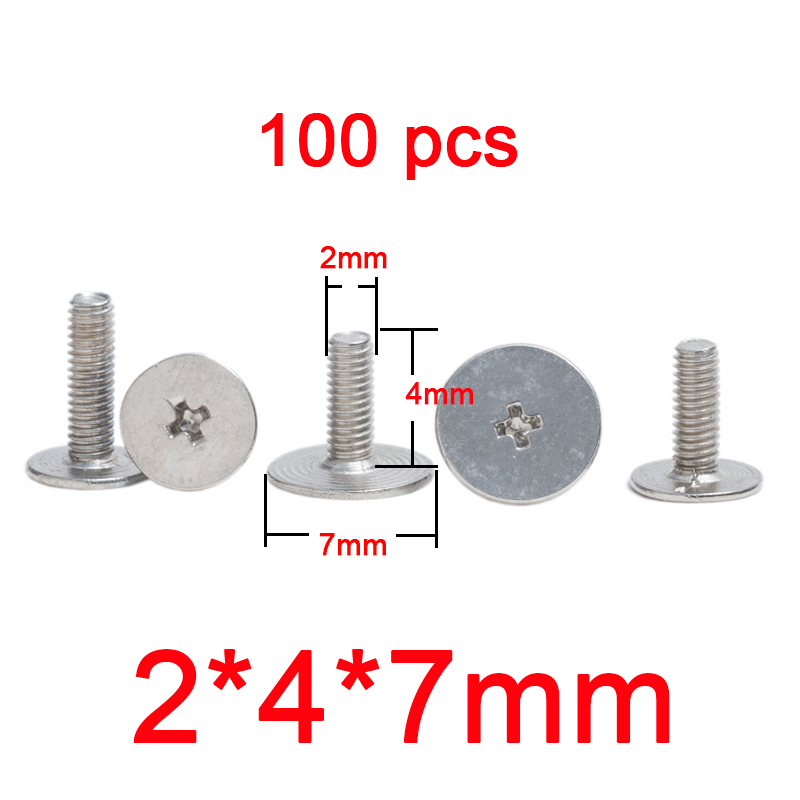 Hinge screw Screen shaft bracket screws Big head for laptop LCD top cover back case spiale screw M2 M2.5