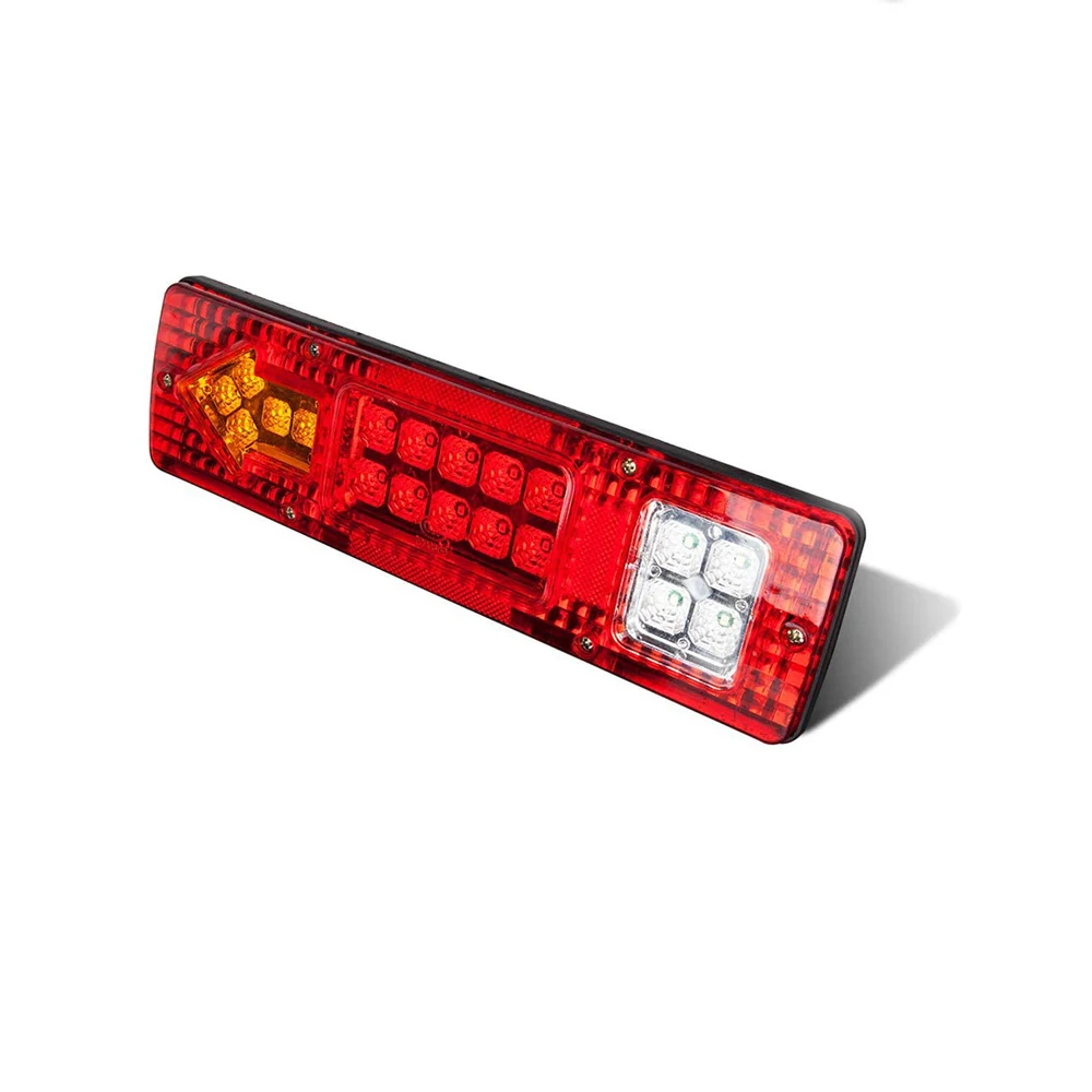 Car LED Tail Light Kits Waterproof 12V 24V Rear Turn Signal Lamp For RV Camper Trailer Truck Stop Light Boat Lighting: Crystal Blue