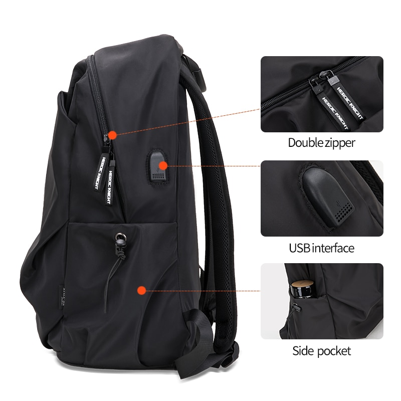 Heldhaftige Ridder Mannen Mode Rugzak 15.6Inch Laptop Rugzak Mannen Waterdichte Outdoor Reizen Rugzak School Tiener Mochila Tas