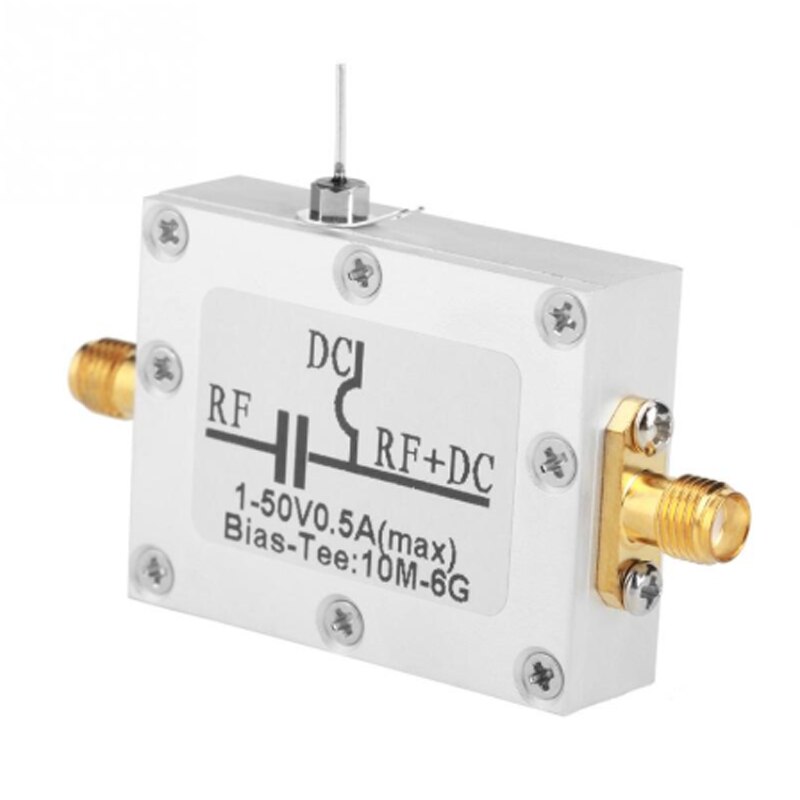 Koaxial Voreingenommenheit T 10MHz-6GHz Voreingenommenheit T 10MHz-6GHz Breitband Radio Frequenz Mikrowelle Koaxial Voreingenommenheit Geräuscharm Verstärker