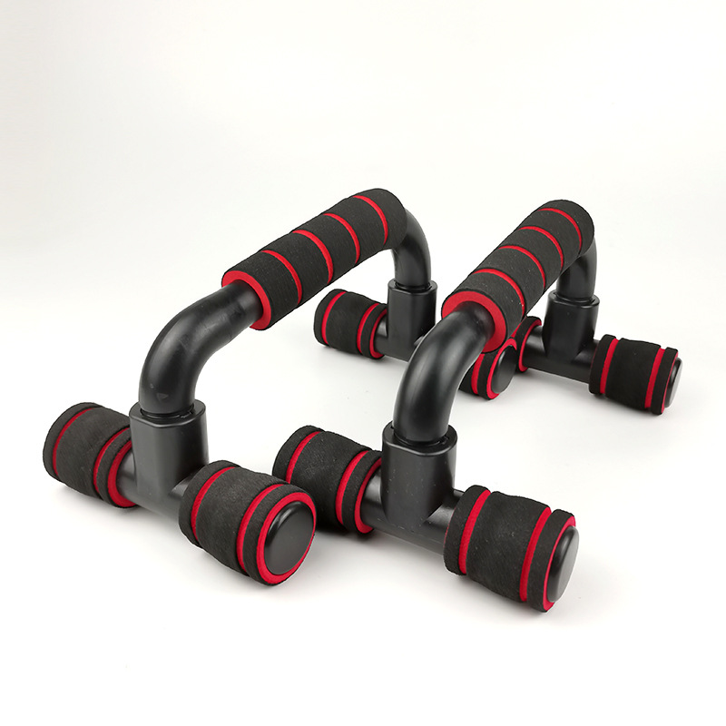 H-type Push-up Stand Push-up Fitness Equipment Chest Muscle Training Home Foam Push-ups: Red