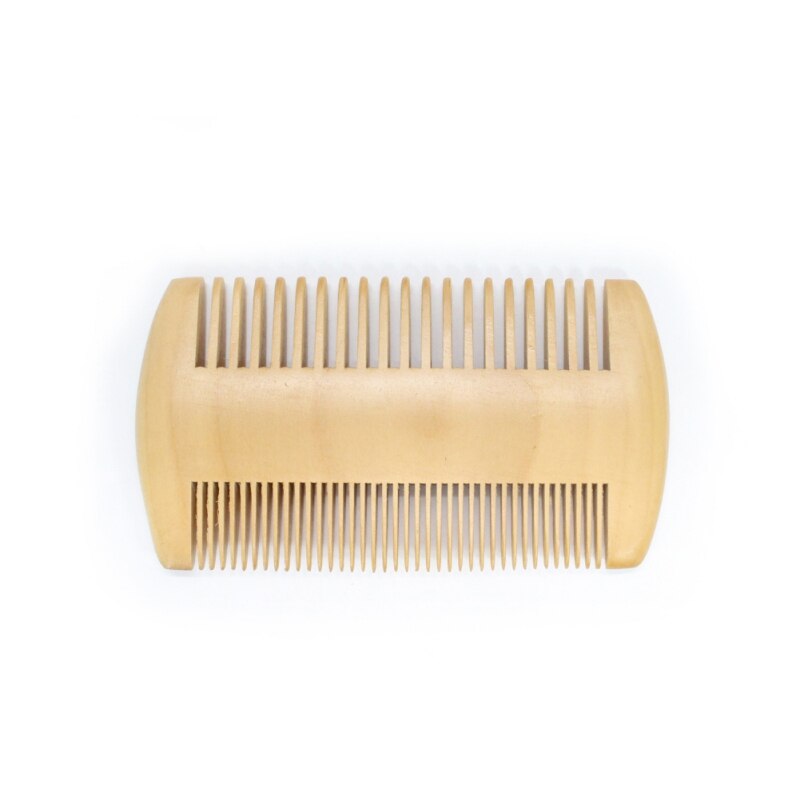 Men Moustache Beard Comb Kit for Men Beard & Mustache Beard Bristles Brush Natural Schima Wood Comb Beard Stylish