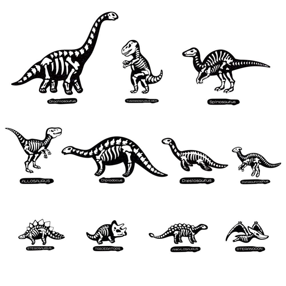 Diy Cartoon Lichtgevende Dinosaurus Stickers Voor Nursery Slaapkamer