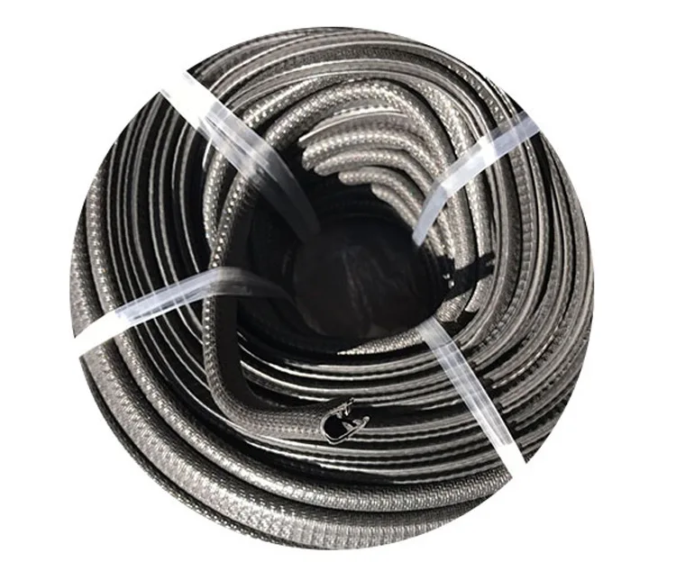 U-stijl rubberen rand zwarte afdichting beschermer bewaker pijlerstrip met metalen binnenkant voor auto bestelwagen boot vrachtwagen motorkap