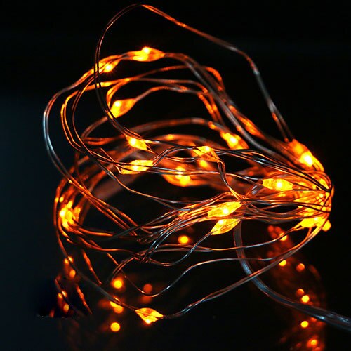 10 PCS Battery powered cork bottle light 2m LED light bar light birthday party wine bottle stopper light bar (Without battery): Yellow / 2M 20LED