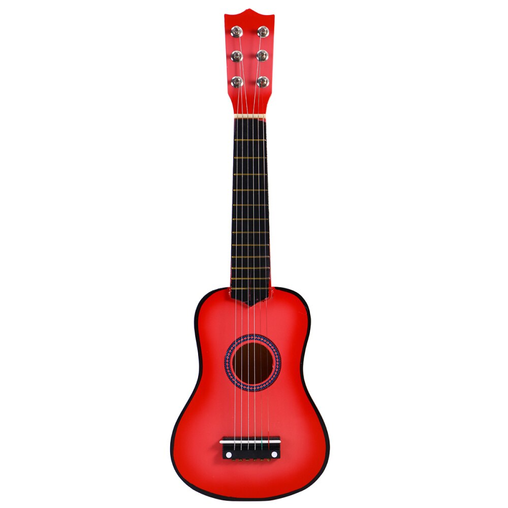 1pc Mini Guitar Acoustic Wooden Inches Imitated Kids Guitar Musical Instrument for Kids
