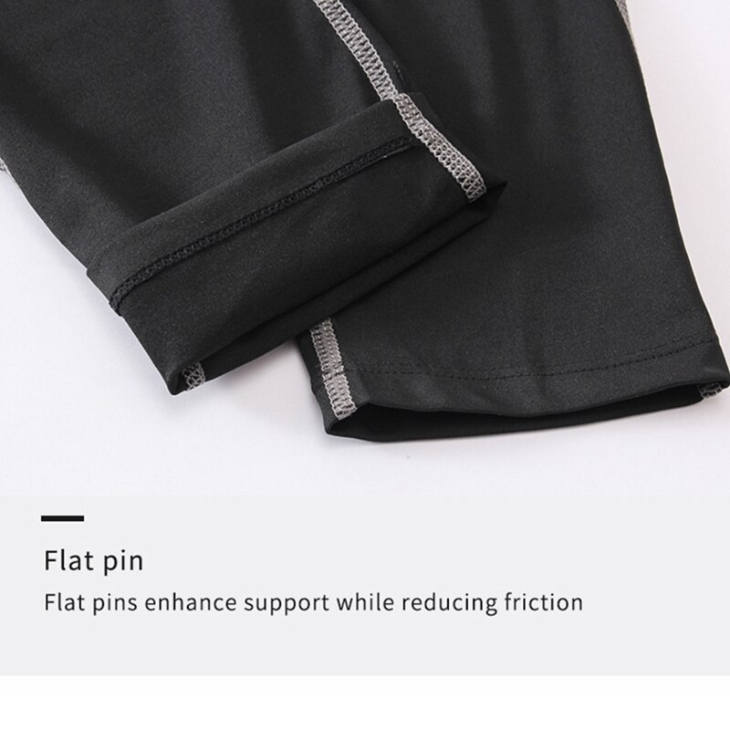 Mannen Strakke Sport Broek Fitness Running Training Broek Mode Stiksels Kleur Sneldrogende Ademende Broek