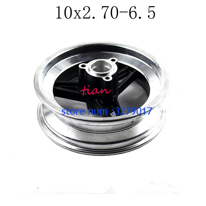 Good 10 x 2.70-6.5 Wheel Hub for Balancing 2-wheel Scooter Electric Scooter 10 Inch Unicycle Hoverboard10x2.70-6.5