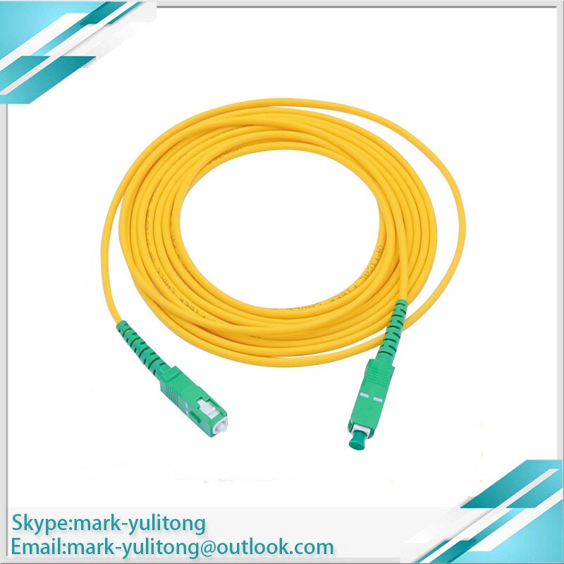 10pcs cable fibra optica SC / APC-SC / APC-SM ftth fiber cable 3m sc sc apc