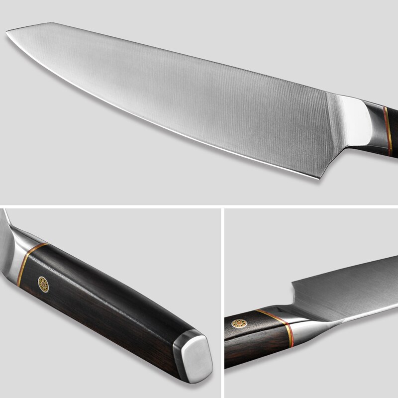 8Inch Utility Chef Knife 5Cr15 Stainless Steel Kitchen Chef Knives Japanese Slicer Vegetable Cleaver Chef Knife With Wood Handle