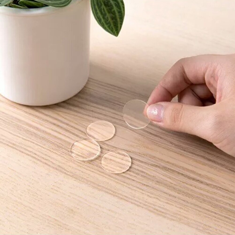 70 Stks/set Transparante Ronde Dubbelzijdig Zelfklevende Tape Ballon Sterke Acryl Dot Vaste Sticker