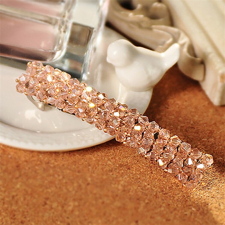 1Pcs Vrouwen Shining Crystal Rhinestone Haarspelden Haarspeldjes Mode Meisjes Haar Clips Pins Styling Tools Hairwear Haaraccessoires: 6