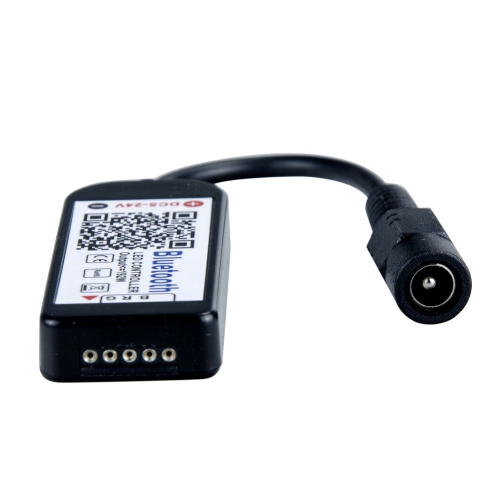 DC 5V 12V 24V Mini Bluetooth / WiFi LED RGB / RGBW Controller iOS Android APP 24Key IR Remote Controler For 3528 5050 LED Strip