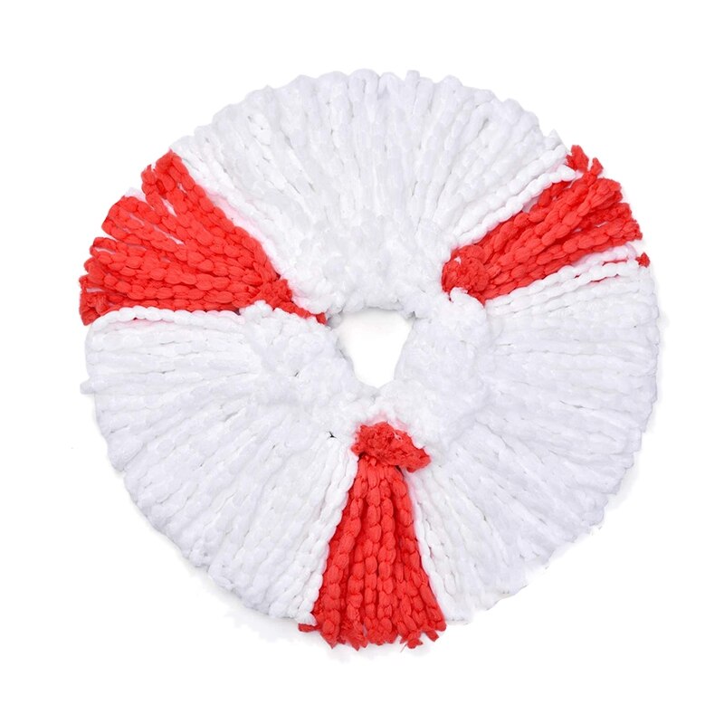 Mop Cloth,Set of 4 Mop Head Mop Replacement 360 Degree Rotation 2 in 1 Microfiber Mop for Vileda Turbo