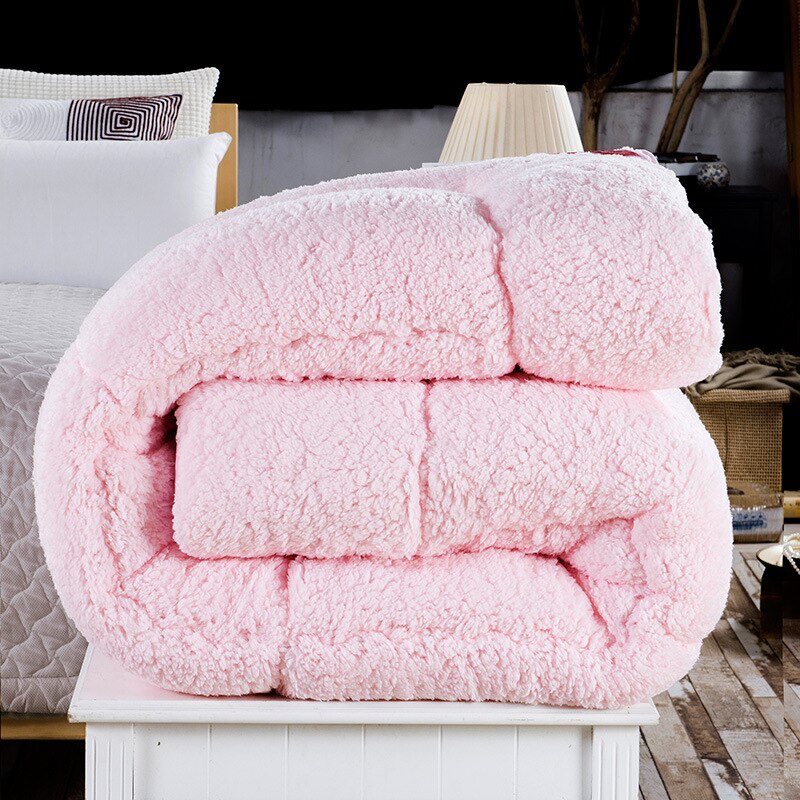 Winter Super Zachte Super Warm Lam Kasjmier Winter Quilt Verdikte Warm Quilt Kern Zijde Katoenen Dekbed Dubbele Winter quilt: 110x150cm1.5kg / 3