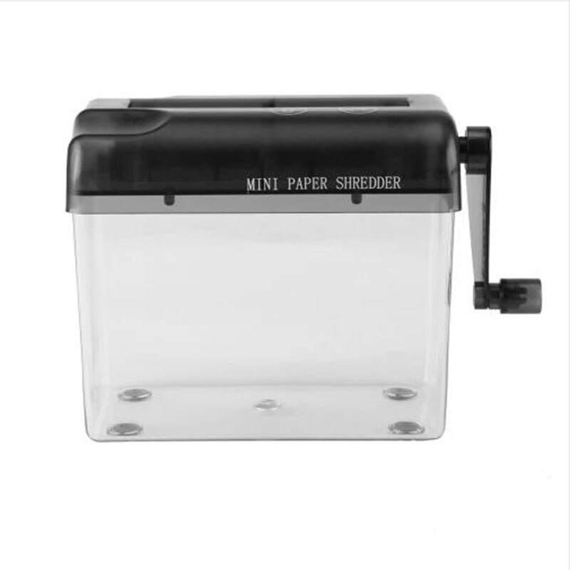 Mini trituradora portátil de suministros para oficina y escuela, máquina de corte de sección de papel A6 alimentada por USB, color negro y azul